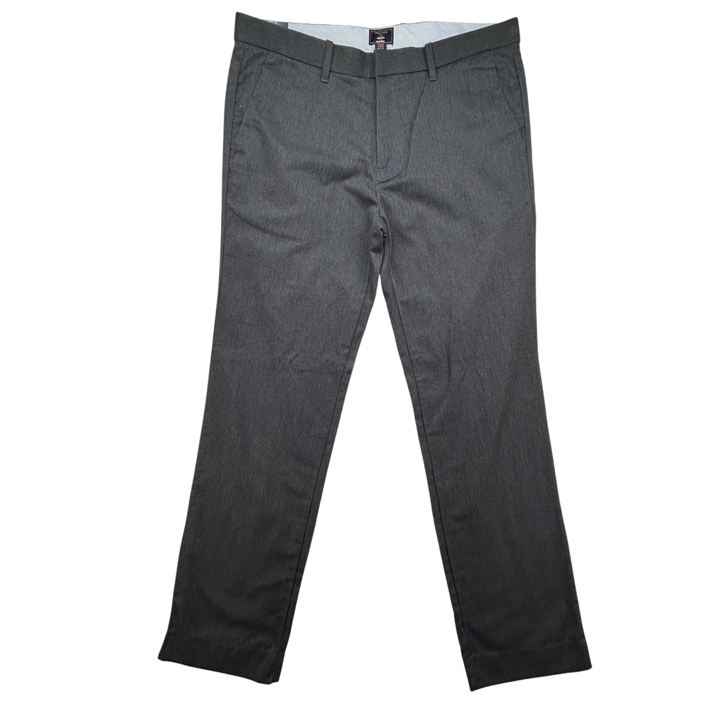 Gap Khakis Pants Mens 36x34 Tailored Straight Fit Gray Dress Slacks NWT New